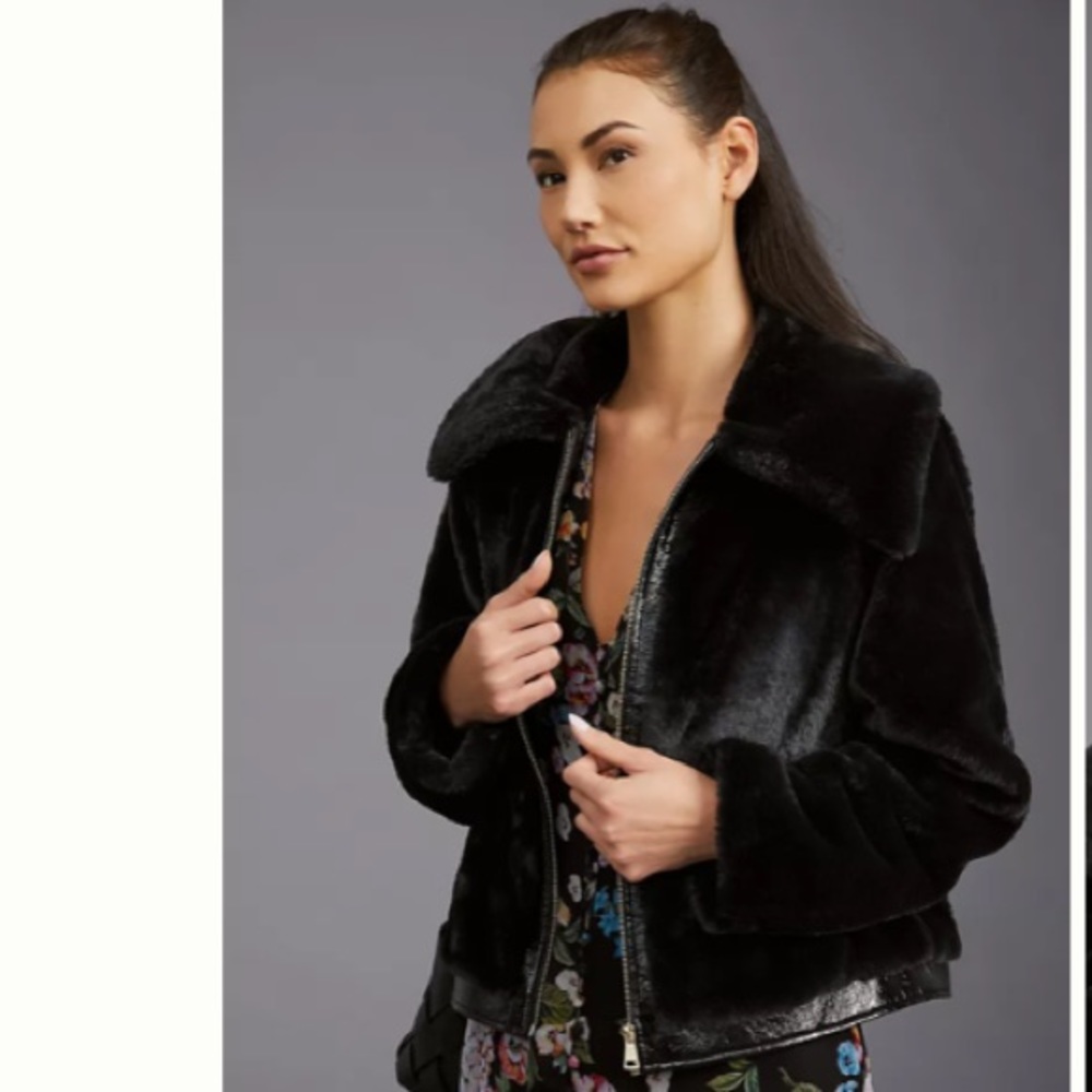 Maeve Faux Fur Jacket